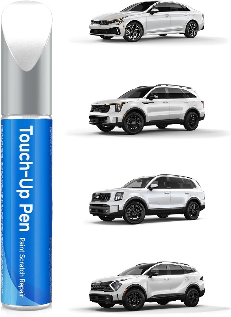 RSACET GWP Glacial White Pearl Tricoat Touch Up Paint Compatible with Kia Exact Match Touch Up Paint Car Scratch Repair - Image 1